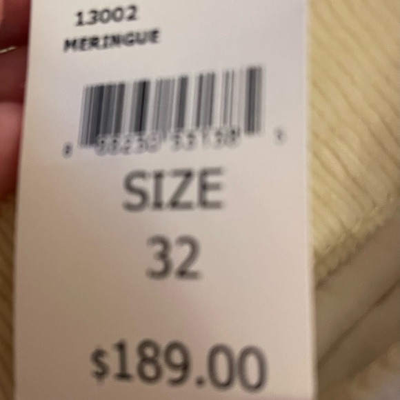 NWT DL1961 Mara Meringue Mid-Rise Instasculpt Ankle St Size 32 - Picture 4 of 5